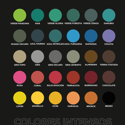 Pintura Látex Tecza 10l Colores Intensos Interior Y Exterior Verde Gloria Mate