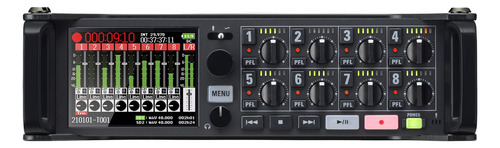 Zoom Gravador De Áudio F8n Pro Cor Chumbo