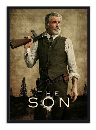 Cuadro Enmarcado Póster Serie The Son - Pierce Brosnan 