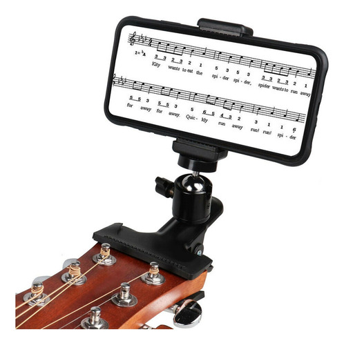Guitarra Ukelele Smartphone Soporte De Montaje Abrazadera