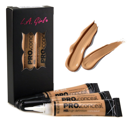 La Girl Hd Conceal Corrector De Alta Definición (beige Med.