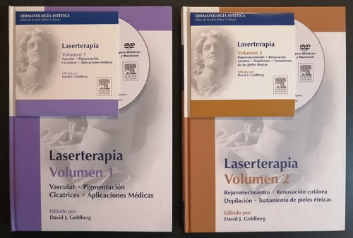 Libros De Laser Terapia Vols. 1 Y 2 Con 2 Dvd