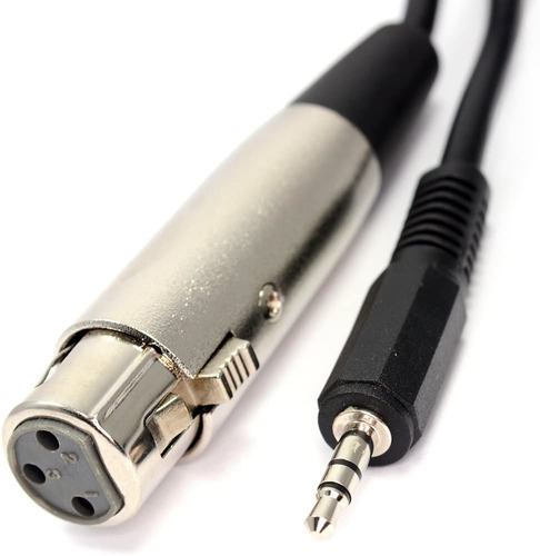 Imagen 2 de 8 de Cable Canon Xlr Hembra A Mini Plug 3.5mm 2.5 Metros