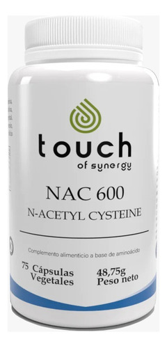 Nac N-acetyl Cysteine Nac 600 75 Cap Touch Of Synergy