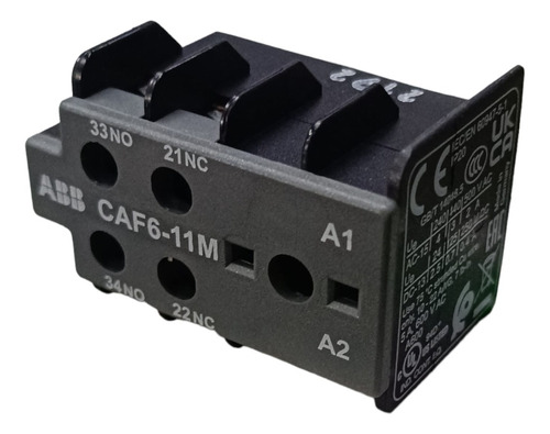 Block Contacto Auxiliar Abb Caf6-11m 1n.o+1n.c.
