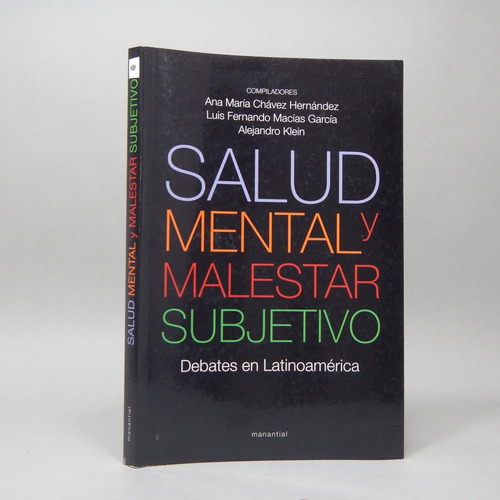 Salud Mental Y Malestar Subjetivo Manantial 2012 Cf2