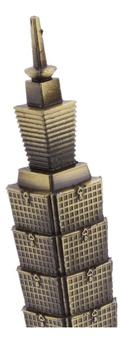 Famoso Edificio Taipei 101 Architecture Modelo Adorno De