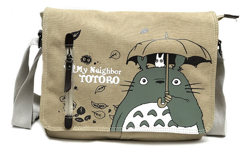 Bolso Bandolera De Lona Totoro Para Hombre Y Mujer