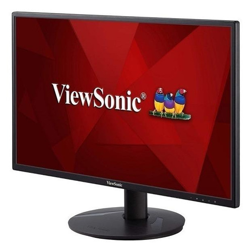 Imagen 3 de 7 de Monitor gamer ViewSonic VA VA2418-sh led 23.8" black 100V/240V