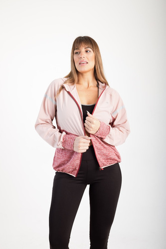 Campera Deportiva Mujer Campera I Run Premium Combinada