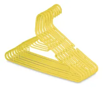 Comprar Atmos Homeware Ganchos Para Ropa De Niños De Plástico Premium Para Colgar Ropa De Niño, Niña Y Bebé | Gruesos, Resistentes Y Duraderos | Paquete De 20 Perchas Para Ropa Infantil Color Amarillo