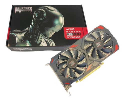 Placa De Vídeo Gamer Amd Radeon Rx580 Gddr5 8g Hdmi Dp