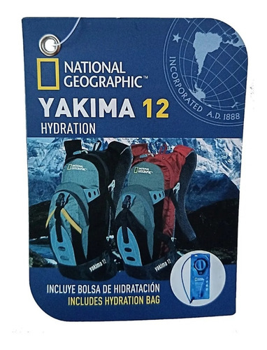 Imagen 5 de 9 de Mochila De Hidratacion Backpack Campismo Nat Geo Yakima 12
