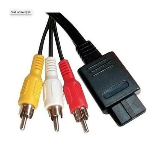 Cable De Video Compatible Con Snes Game Cube O N64 Cable Av