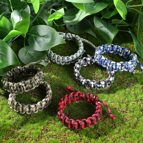 24 Pulseras De Paracord Ajustables Brazaletes De Amistad Pul