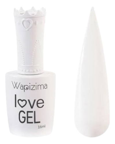 Gel Semipermanente Wapizima Love Para Uñas Color A Elegir 13 Blanco