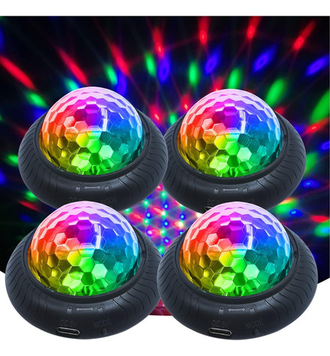 Luz Nocturna Para Fiesta De Discoteca Rgb Recargable
