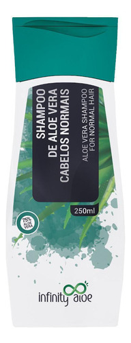 Shampoo De Aloe Vera Babosa Cabelos Normais 250ml