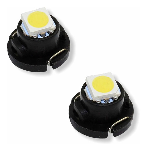 ( 4 ) Focos T4.7 12mm 12v Smd 5050 Led Xenón 6k Luz Cluster