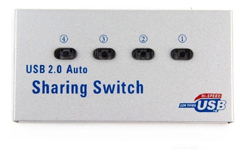 Usb Print Sharer Quad In Quad Out Auto Switcher Cable Splitt