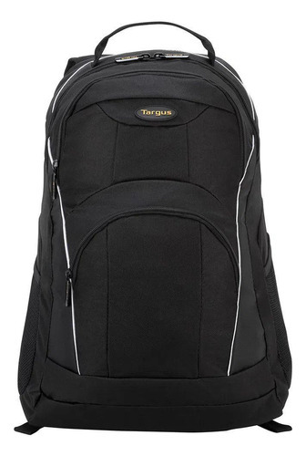 Mochila Para Notebook 16 Targus Motor Tsb194 Cor Preto Desenho do tecido Liso