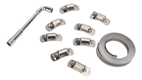 Kit De Abrazaderas Para Mangueras, Abrazaderas Helicoidales,