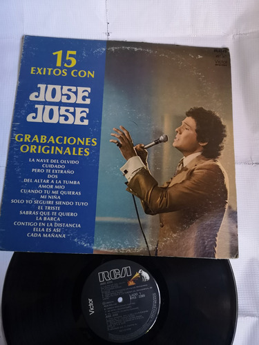 Jose José 15 Éxitos Grabaciones Originales Disco De Vinil 