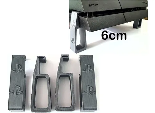 Suporte Ps4 Pro Horizontal Pezinho Elevação