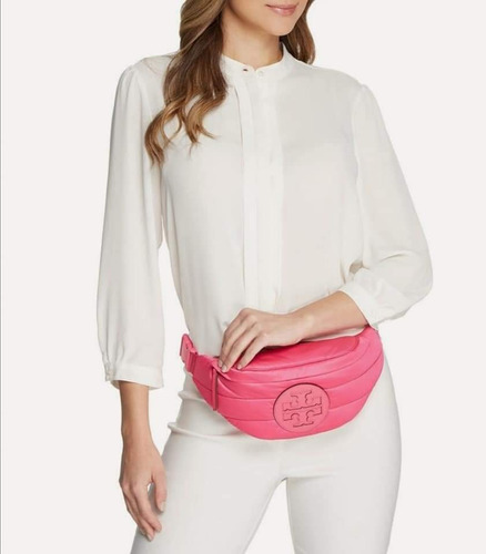 Cangurera Tory Burch Nueva Rosa Neón Ella Original | Meses sin intereses