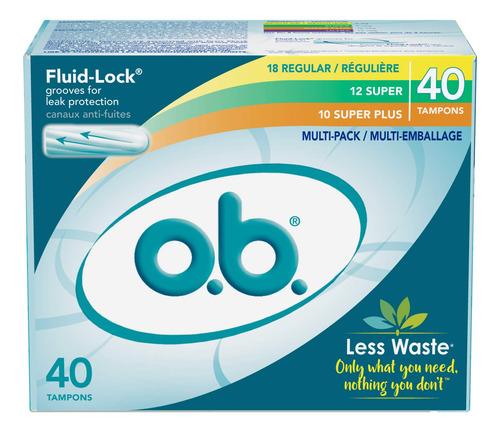 O.b. Tampones Originales Sin Aplicador, Absorbentes Regulare