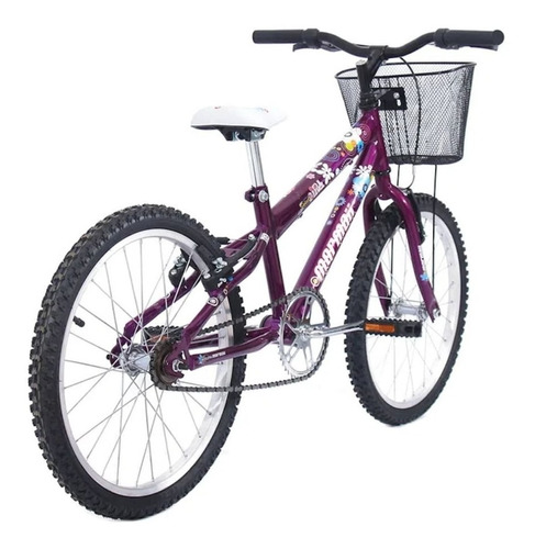 Bicicleta Aro 20 Mormaii Sweet Girl Violeta