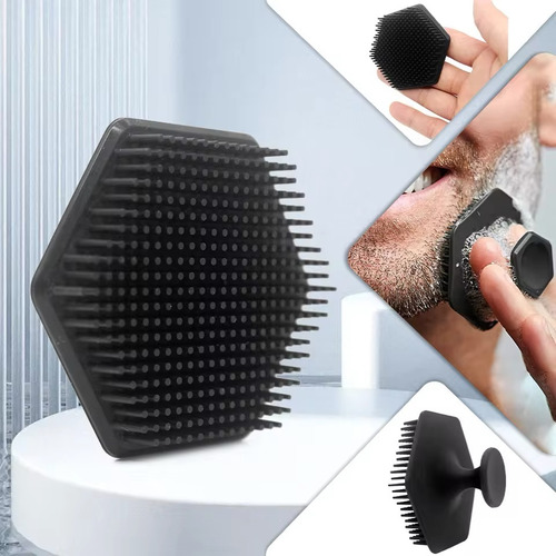 Cepillo Limpiador Facial Exfoliante Para Hombres Silicona