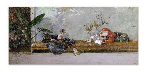 Cuadro Canvas Los Hijos Del Pintor Fortuny 43x93 M Y C