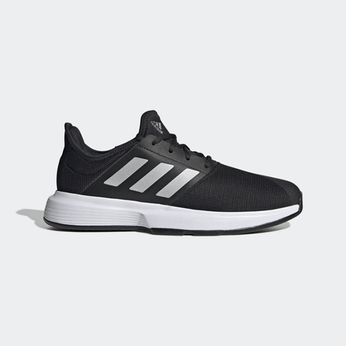 Tênis adidas Gamecourt color core black/matte silver/cloud white - adulto 45 BR