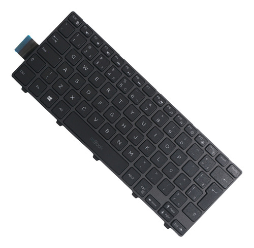 Teclado Dell Inspiron 14 3000 3443 3451 3458 Retroiluminado Cor Conforme Imagens Do Anúncio Idioma