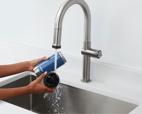 Vaso térmico Contigo Huron. liso color blue corn 473mL