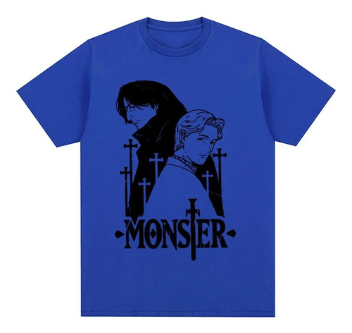 Camiseta De Algodón Estampada Naoki Urasawa Monster