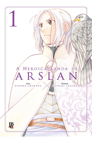 A Heróica lenda de Arslan - Vol.1, de Arakawa, Hiromu. Editorial Editora JBC, capa mole em português, 2025