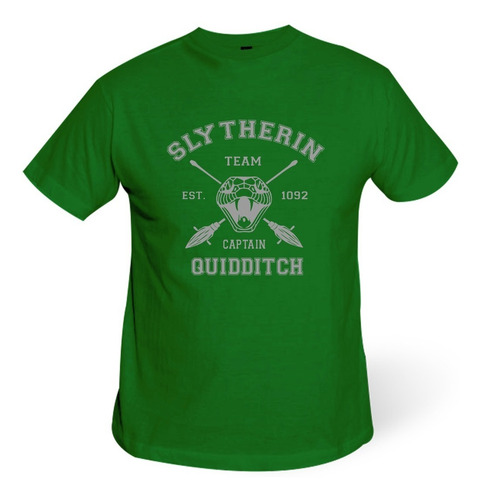 Playera Harry Potter Quidditch Slytherin