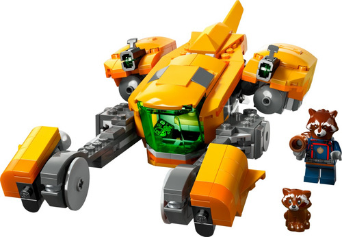 Kit de barcos Lego The Baby Rocket de Marvel Super Heroes 76254, número de piezas: 330