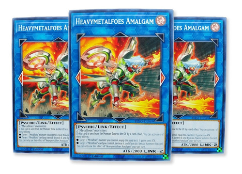 Yugi-oh! Heavymetalfoes Amalgam Blvo-en049 Comun