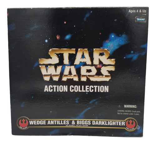 Star Wars Action Collection Wedge Y Biggs 1998 12'' Pulgadas