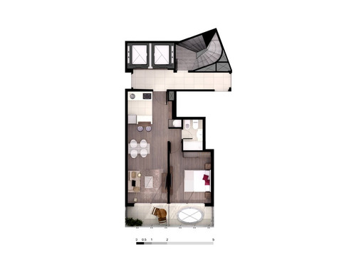Loft - Monoambiente - Punta Carretas Ellauri A Estrenar -