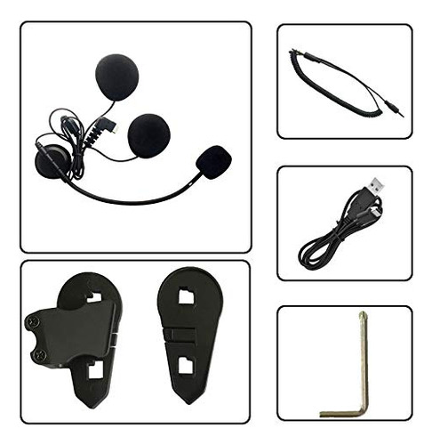 Yaconob - Auriculares Bluetooth Para Motocicleta Bt-s3 Tipo