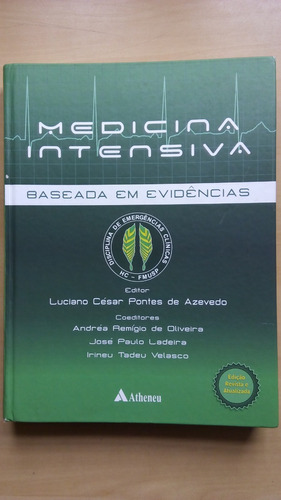 Livro Medicina Intensiva Baseada Em Evidências Atheneu A373