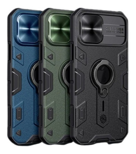 Funda Nillkin Armor Para iPhone 12 Pro Max Con Protector Cám