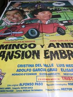 minguito y anibal contra los fantasmas Poster Mingo Y Anibal En La Mansion Embrujada Orig Doble