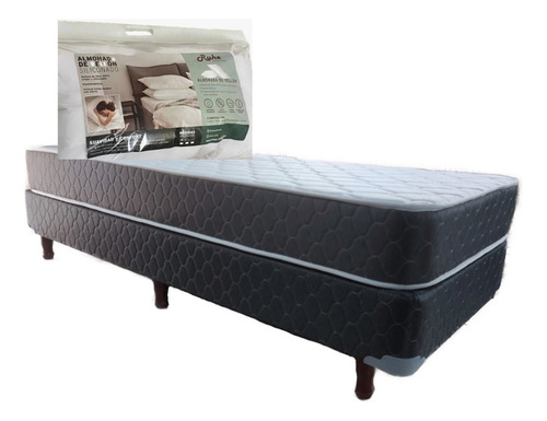 Conjunto 1 Plaza 80x190x20 De Espuma Ad Con Almohada