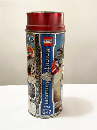 Lata Colecionável Lego Sir Adric Knights Kingdom (vazia) Sir Adric (Usado)
