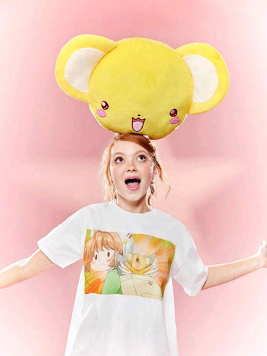 Peluche Almohada Sakura Card Captor Kerberos Kero Anime Amarillo